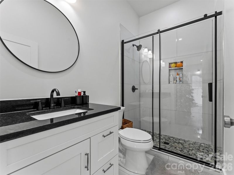 Furnished interior view inside a new home in , Brevard (Image 32).