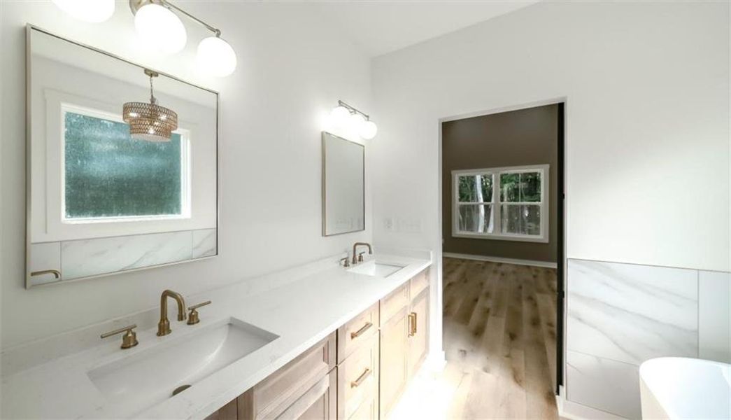 Furnished interior view inside a new home in , Bremen (Image 11).