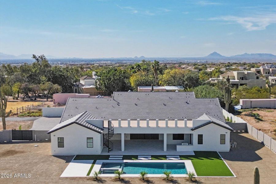 Aerial View with Rooftop Deck Aerial View with Rooftop Deck