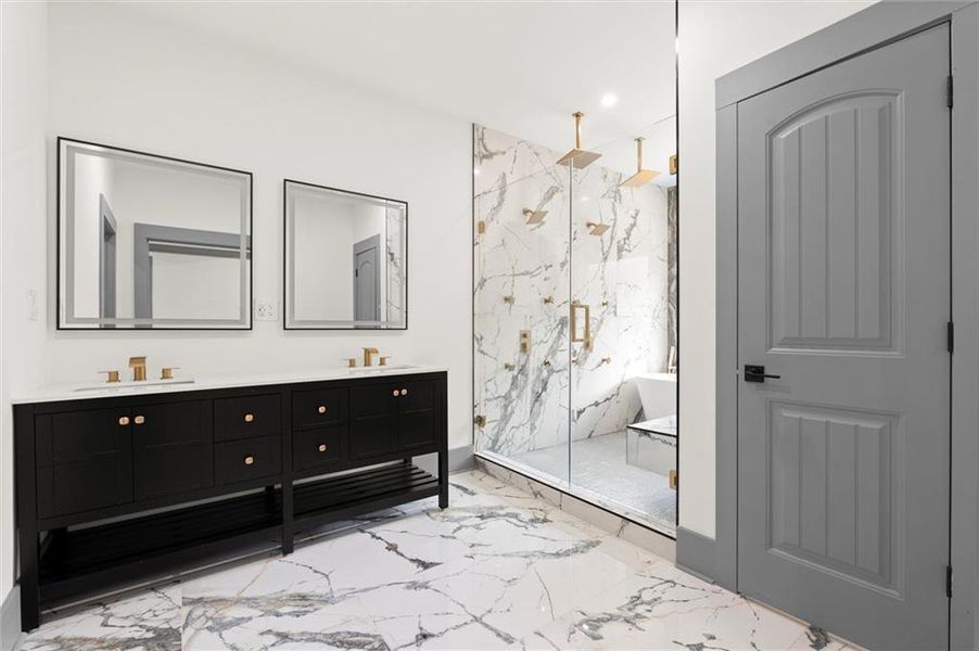 Furnished interior view inside a new home in , Decatur (Image 37).