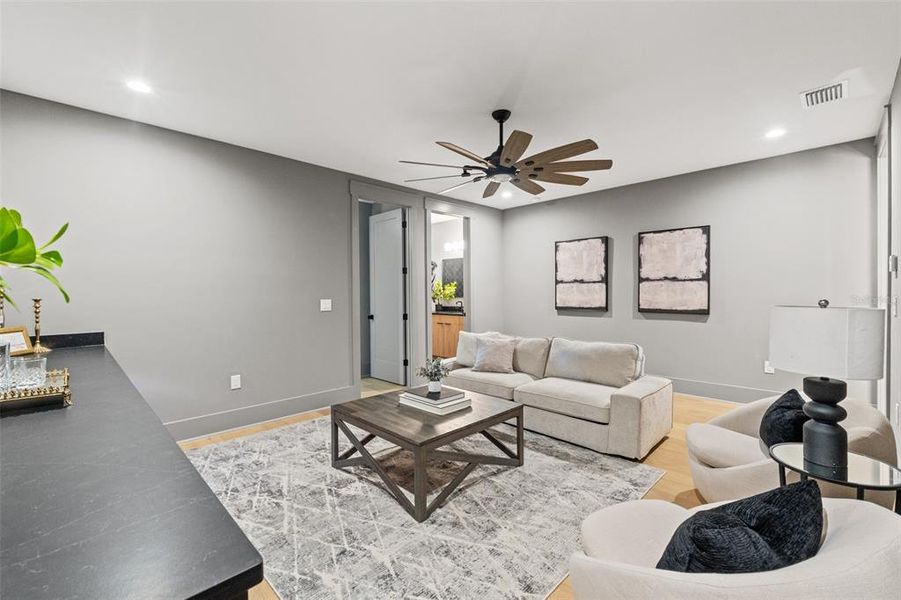 Furnished interior view inside a new home in , Tampa (Image 64).