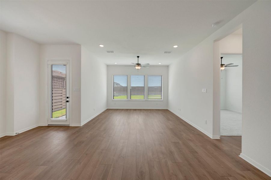 Spacious, unfurnished interior of a new home in Austin Point - Terrace Collection, Richmond (Image 14).