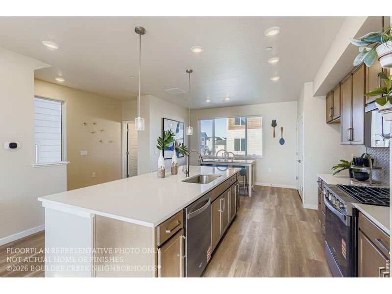 Furnished interior view inside a new home in Baseline, Broomfield (Image 30).