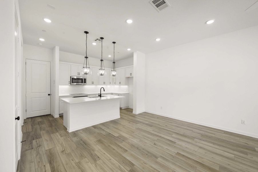 Open Kitchen-Living-Dining Room