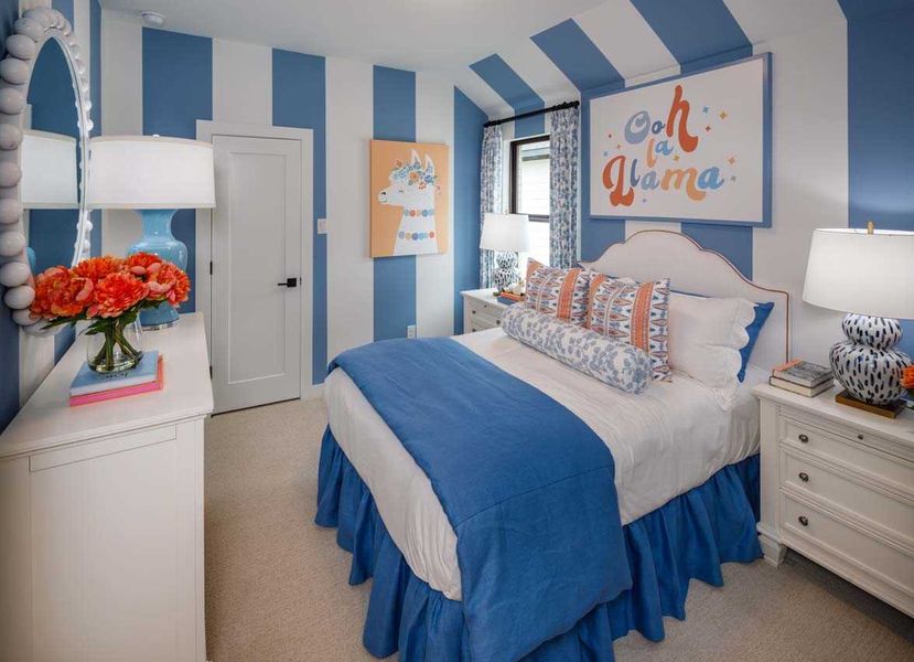 Representative Secondary Bedroom - some options shown