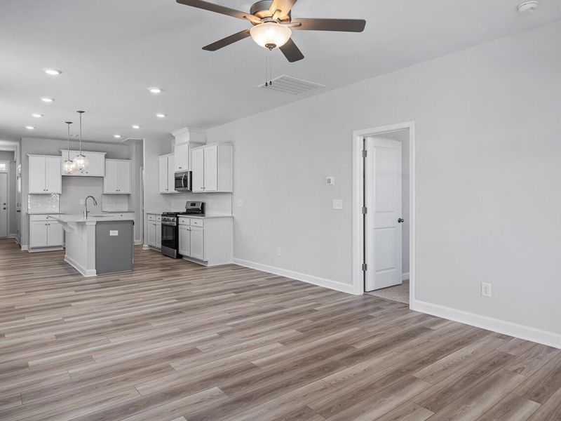 Spacious, unfurnished interior of a new home in Gregory Village, Lillington (Image 14). Spacious, unfurnished interior of a new home in Gregory Village, Lillington (Image 14).