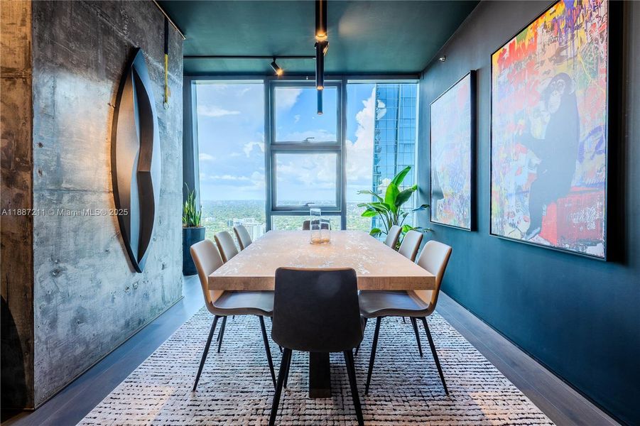 Furnished interior view inside a new home in , Miami (Image 11).