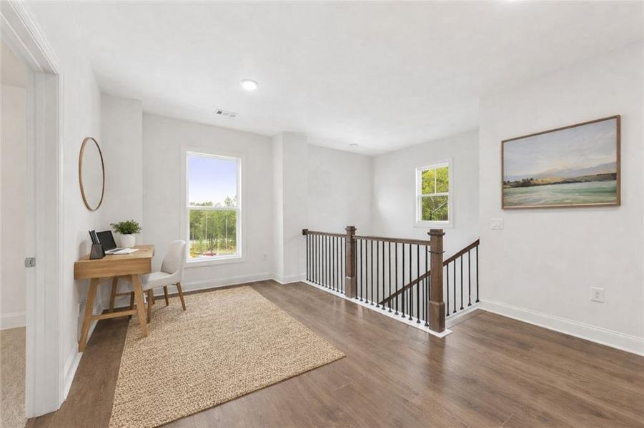 Furnished interior view inside a new home in Ashbury Commons, Powder Springs (Image 7).