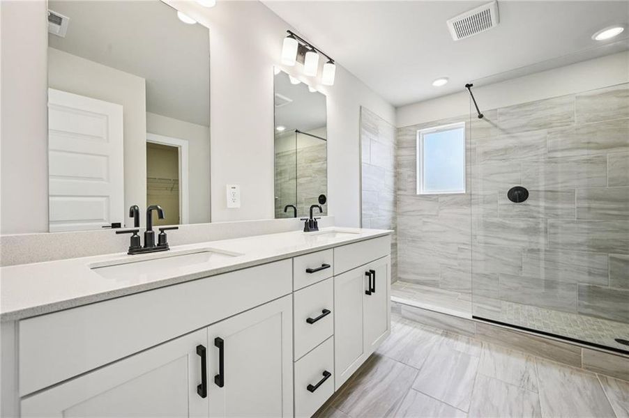 Furnished interior view inside a new home in Vines at Mill Creek - Legacy Series, Braselton (Image 17).