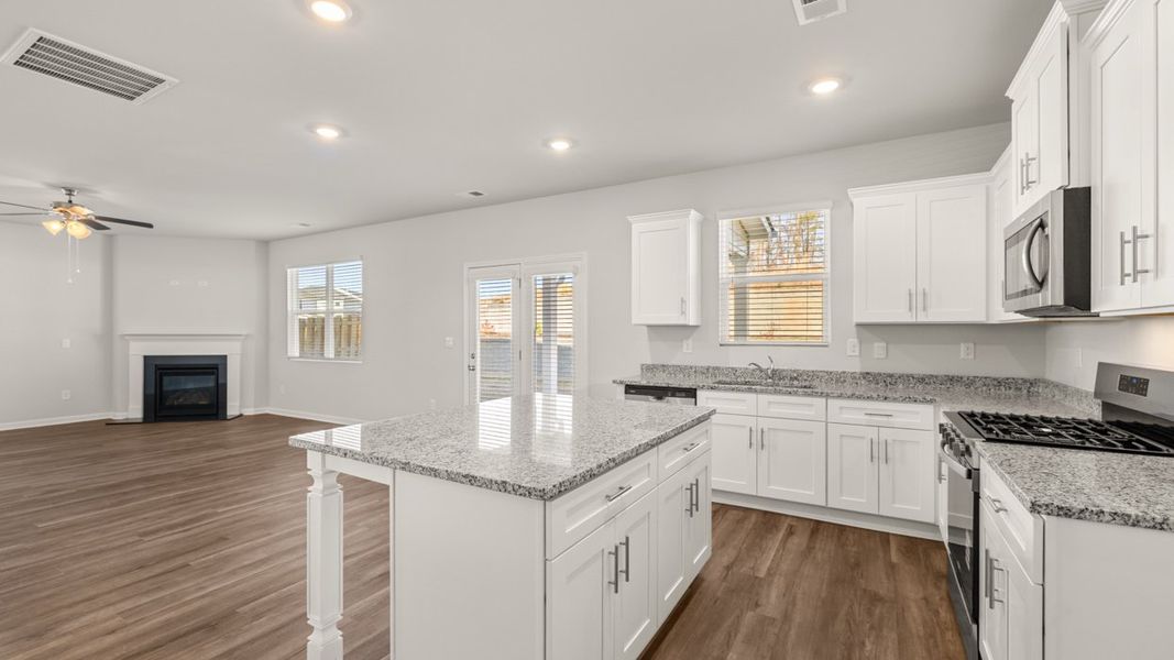 Furnished interior view inside a new home in Highland Hills, Graniteville (Image 7).