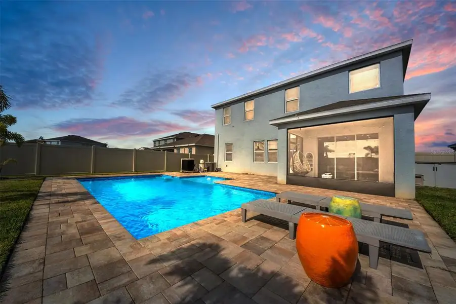 Exterior details and patio area of a home in Mangrove Manor, Apollo Beach (Image 3). Exterior details and patio area of a home in Mangrove Manor, Apollo Beach (Image 3).