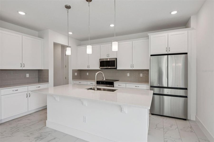 Furnished interior view inside a new home in Lagoon Residences at Epperson, Wesley Chapel (Image 27).