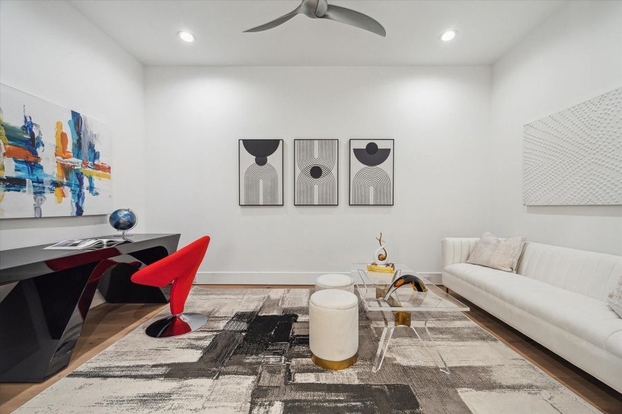 Furnished interior view inside a new home in , Houston (Image 16).