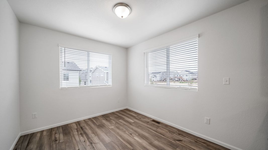 Spacious, unfurnished interior of a new home in Banning Lewis Ranch, Colorado Springs (Image 22). Spacious, unfurnished interior of a new home in Banning Lewis Ranch, Colorado Springs (Image 22).