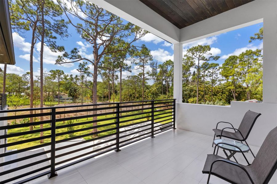 Furnished interior view inside a new home in , Parkland (Image 46).