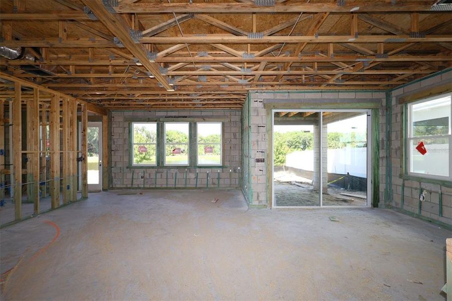 In-progress construction of a new home in Estates at Rivercrest, Sanford, FL (Image 8). In-progress construction of a new home in Estates at Rivercrest, Sanford, FL (Image 8).