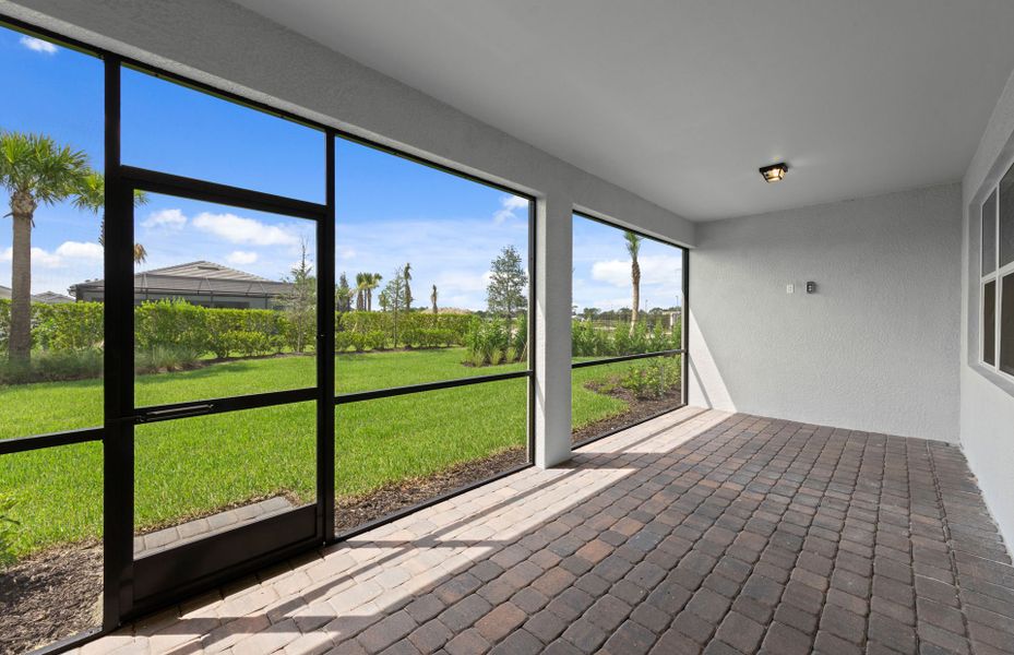 Spacious lanai with serene views