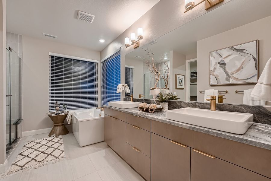 Representative furnished interior of a home built from the Dynamic by Boulder Creek Brands LLC in Baseline, Broomfield (Image 10).