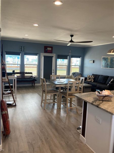 Step into the light & open living area