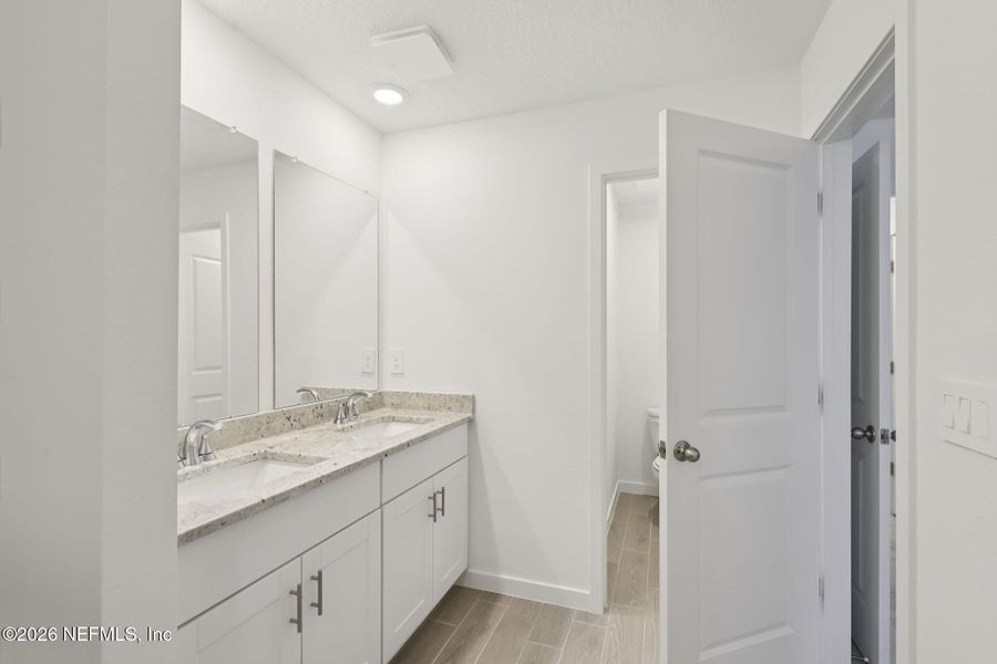 Furnished interior view inside a new home in Cypress Meadows - The Villas, Jacksonville (Image 12).