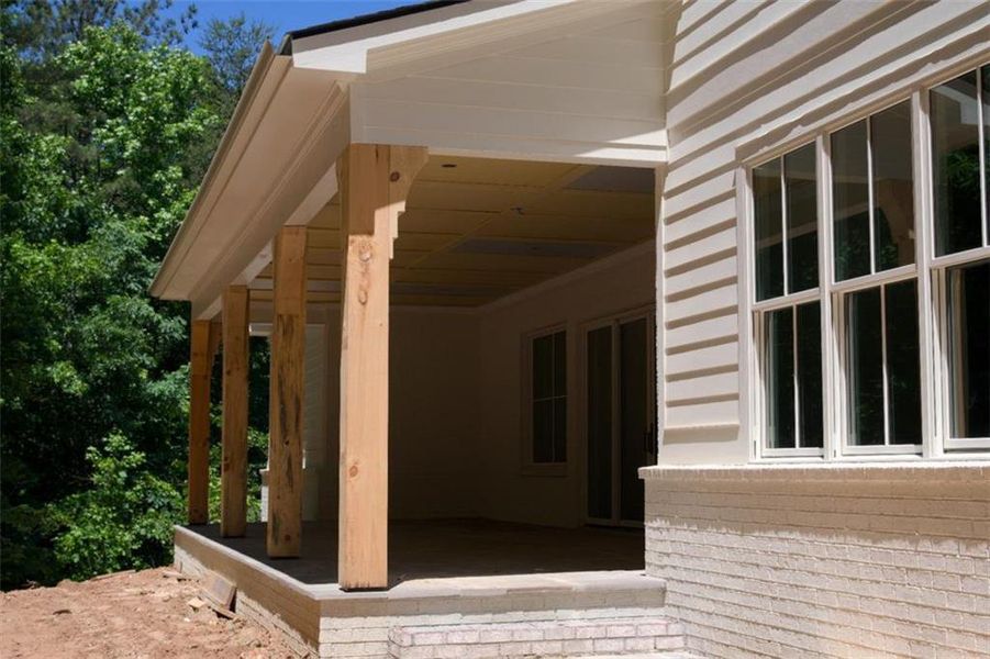 Exterior details and patio area of a home in , Roswell (Image 23). Exterior details and patio area of a home in , Roswell (Image 23).