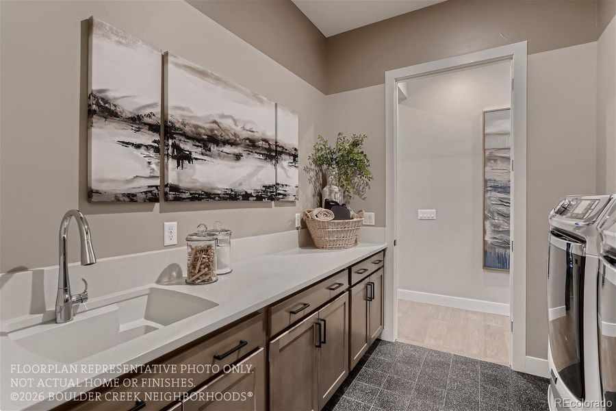 Furnished interior view inside a new home in , Broomfield (Image 24).