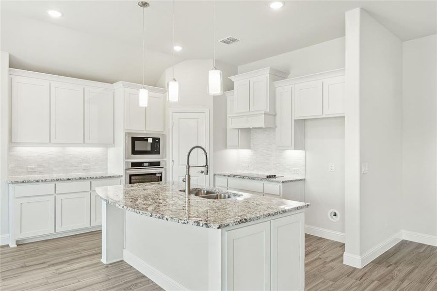 Furnished interior view inside a new home in Sunrise at Garden Valley, Waxahachie (Image 6). Furnished interior view inside a new home in Sunrise at Garden Valley, Waxahachie (Image 6).