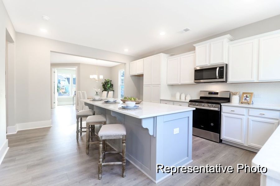 Furnished interior view inside a new home in Homecoming, Ravenel (Image 10).