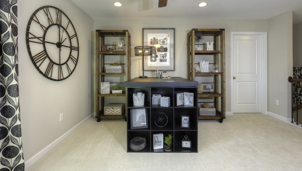 Representative furnished interior of a home built from the Verwood by D.R. Horton in Chumley Estates, Reidville (Image 29).