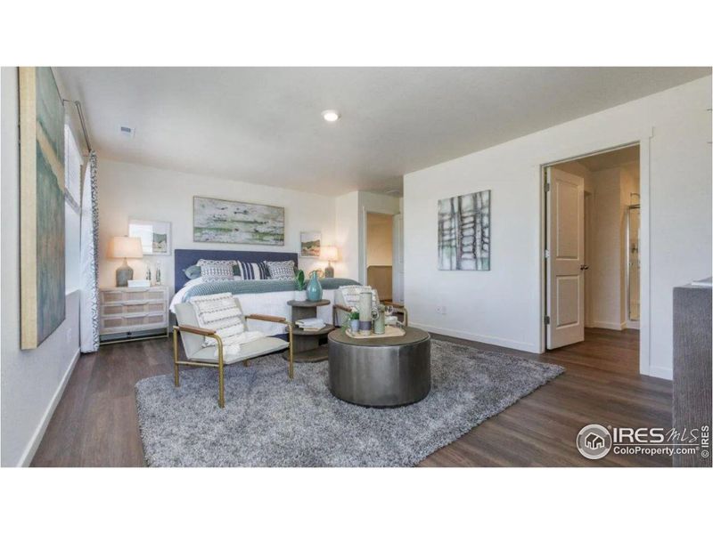 Furnished interior view inside a new home in Lakeside Canyon, Mead (Image 16).