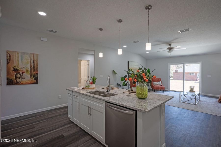 Furnished interior view inside a new home in , Jacksonville (Image 24).