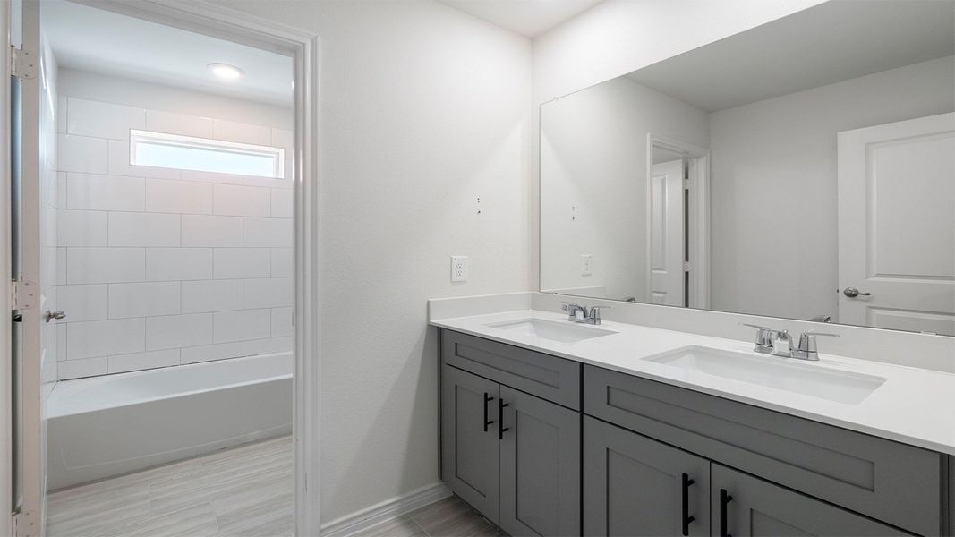 Furnished interior view inside a new home in The Preserve at Forum, Grand Prairie (Image 5).