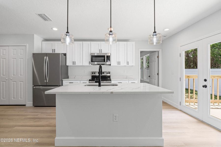 Furnished interior view inside a new home in , Jacksonville (Image 11).