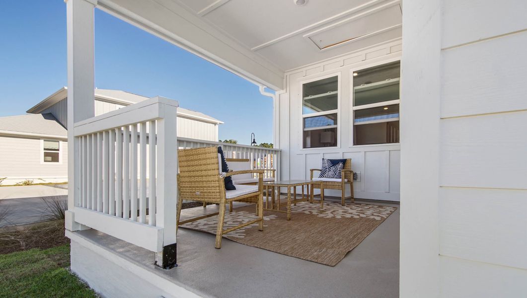 Exterior details and patio area of a home in Parkside, Santa Rosa Beach (Image 24).