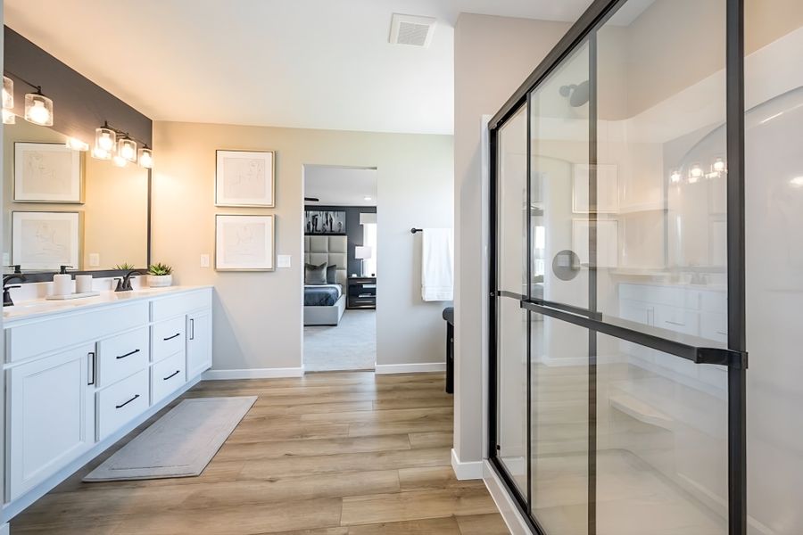 Furnished interior view inside a new home in Three Rivers, Rome (Image 10).