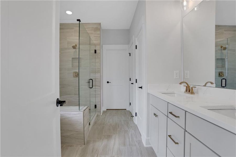 Furnished interior view inside a new home in Marble Tree, Ball Ground (Image 10).