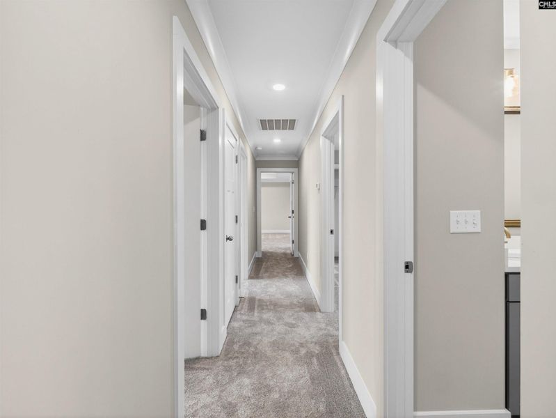 Spacious, unfurnished interior of a new home in Collins Cove, Chapin (Image 44).