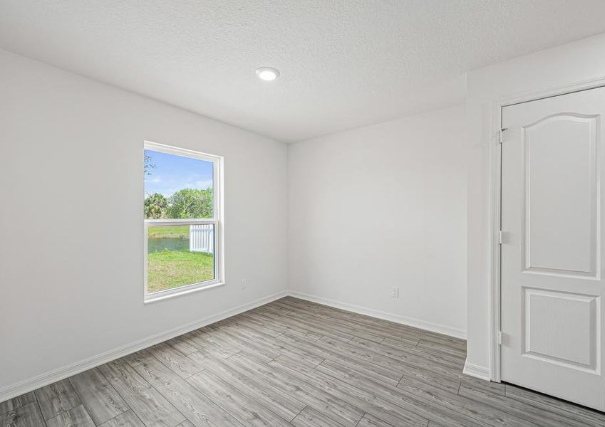 Dining area of the Amelia plan