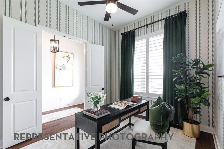 Furnished interior view inside a new home in Sonoma Verde, McLendon-Chisholm (Image 24).