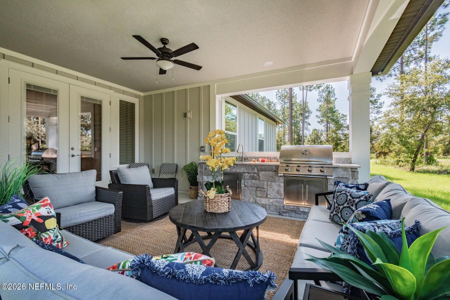Exterior details and patio area of a home in , Hilliard (Image 21).