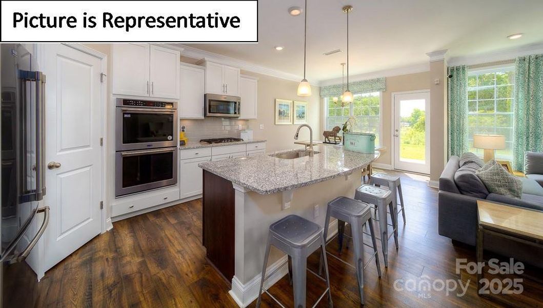 Furnished interior view inside a new home in Sylvan Creek, Denver (Image 12).
