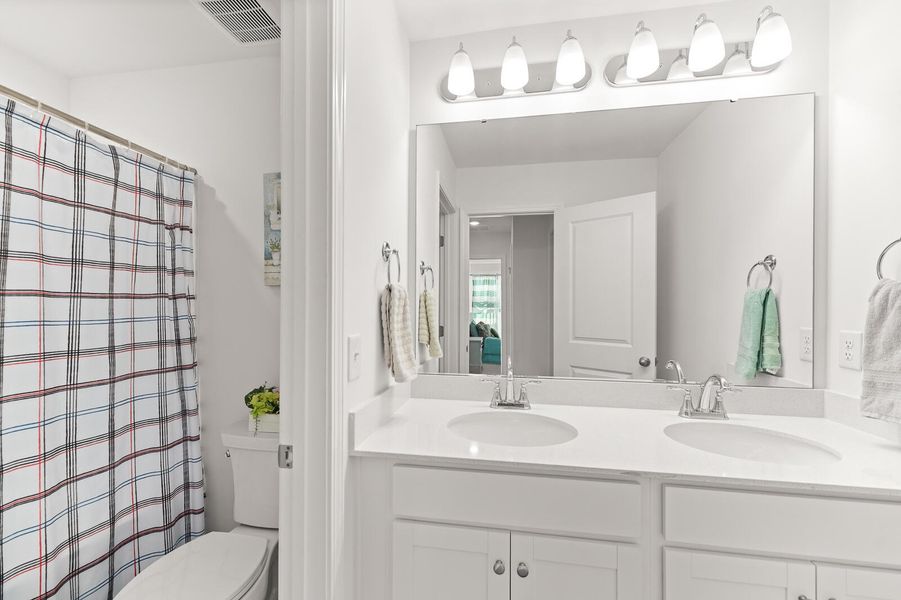 Furnished interior view inside a new home in Boykins Run Townhomes, Moncks Corner (Image 22).