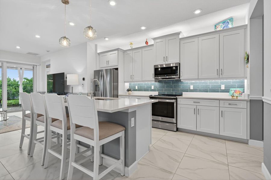 Furnished interior view inside a new home in , Port St. Lucie (Image 47).