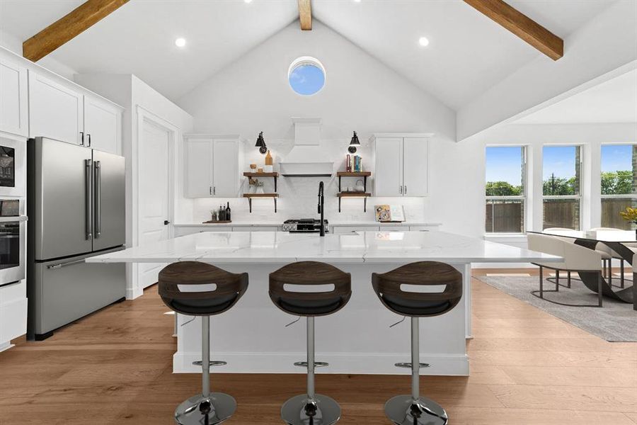 Furnished interior view inside a new home in Lincoln Pointe, Van Alstyne (Image 17).