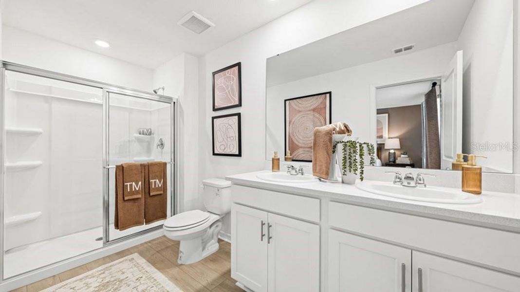 Furnished interior view inside a new home in The Towns at Tiburon, Nokomis (Image 6).