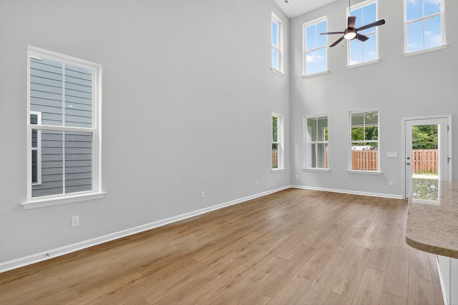 Spacious, unfurnished interior of a new home in Grand Park, Leland (Image 13). Spacious, unfurnished interior of a new home in Grand Park, Leland (Image 13).