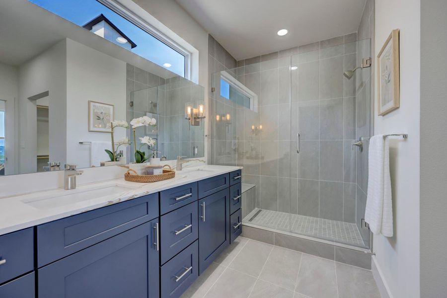 Furnished interior view inside a new home in , Austin (Image 27). Furnished interior view inside a new home in , Austin (Image 27).