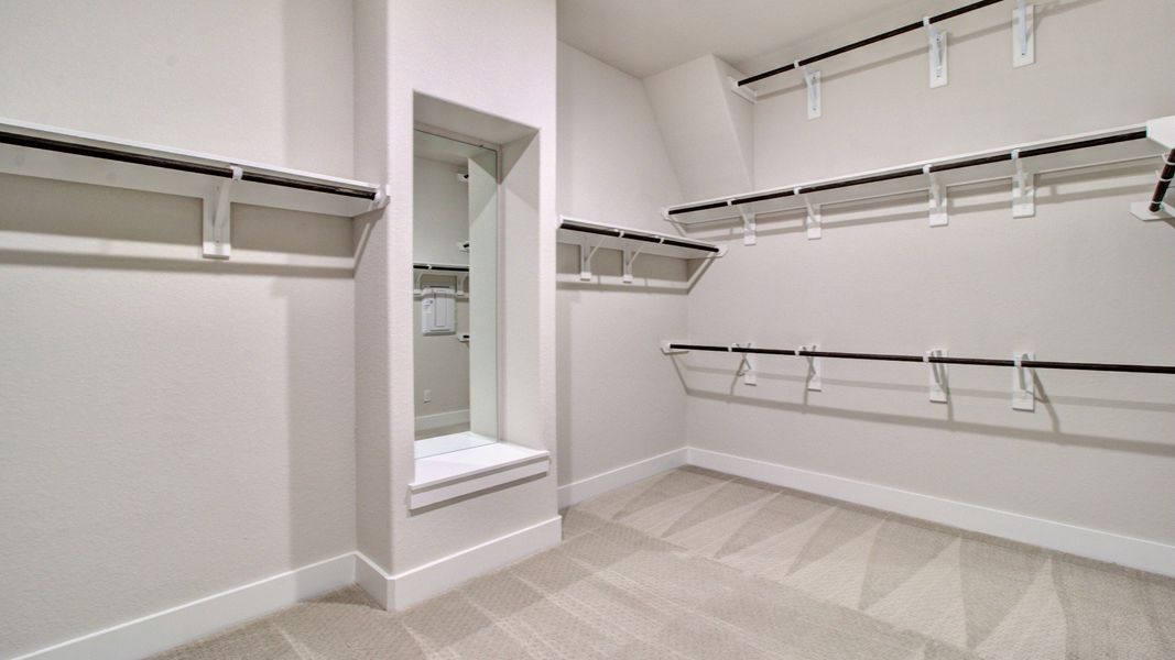 Furnished interior view inside a new home in Verandas at the Rim, San Antonio (Image 30). Furnished interior view inside a new home in Verandas at the Rim, San Antonio (Image 30).