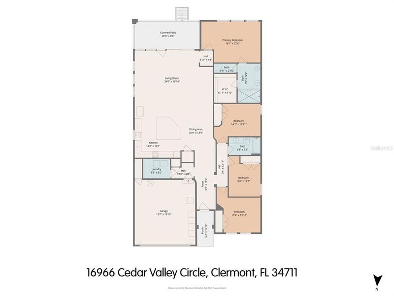 2D floor plan layout of this home in , Clermont, FL (Image 5). 2D floor plan layout of this home in , Clermont, FL (Image 5).