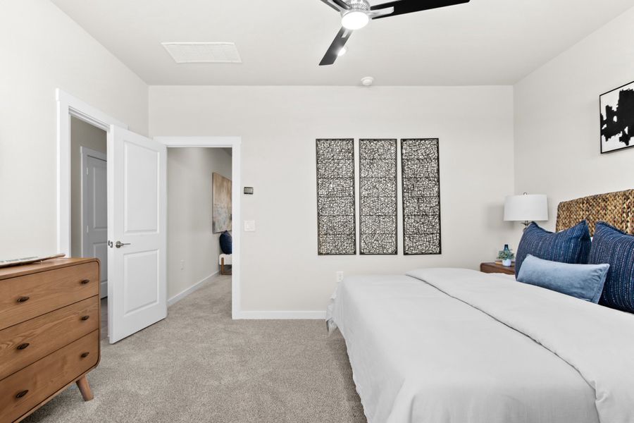 Furnished interior view inside a new home in Wildridge, Oak Point (Image 18).